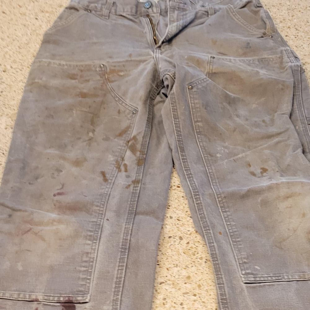 Double front work pants